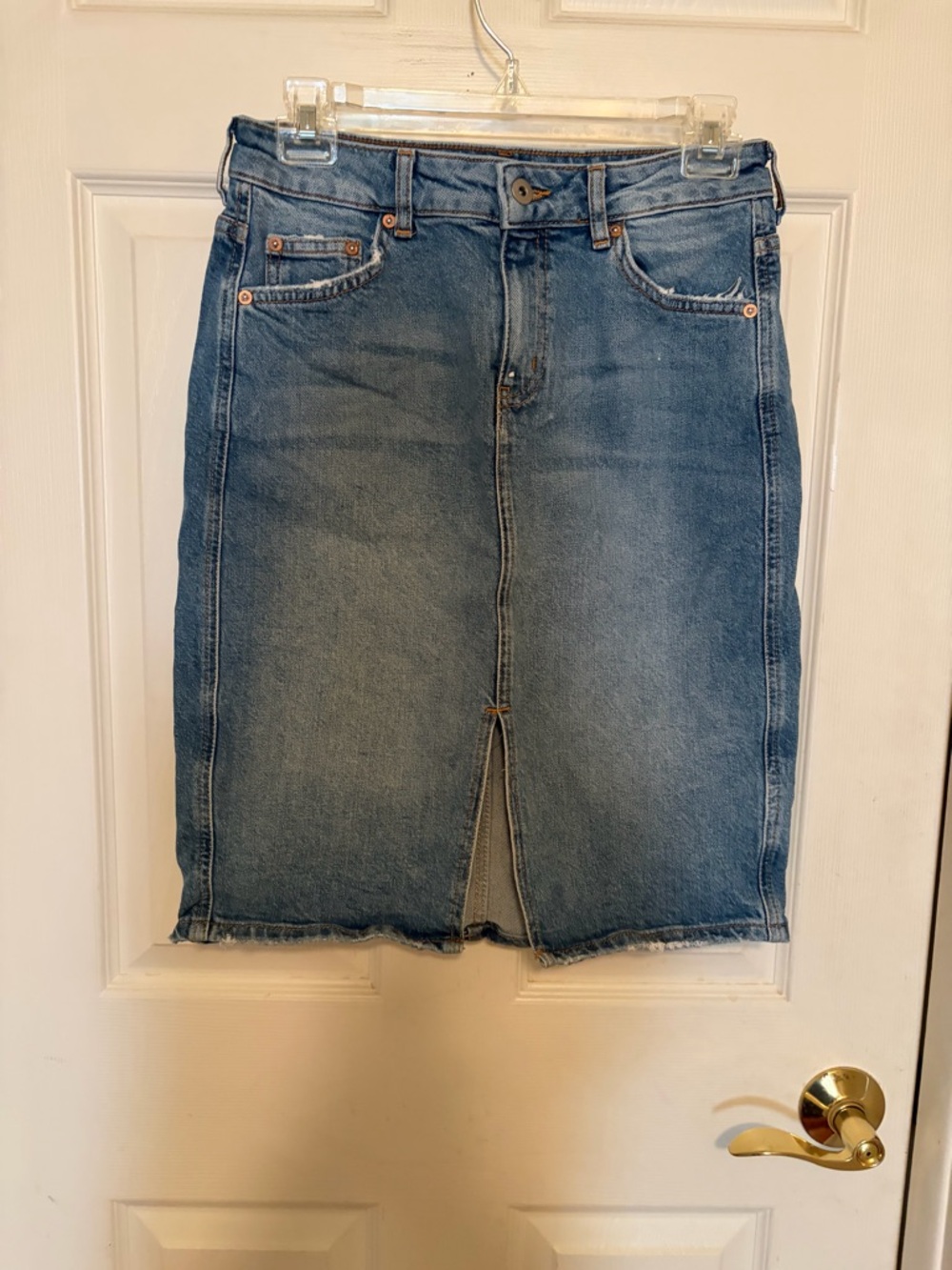 Pilcro and the Letterpress Light Blue Denim Jeans